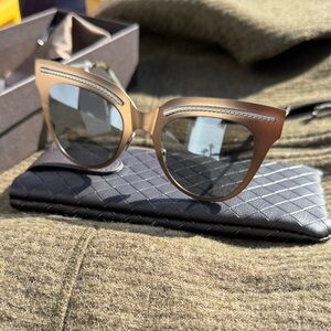 Bottega Veneta Bronze Sunglasses